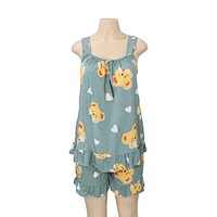 2 piece set women sleepwear