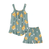 2 piece set women sleepwear