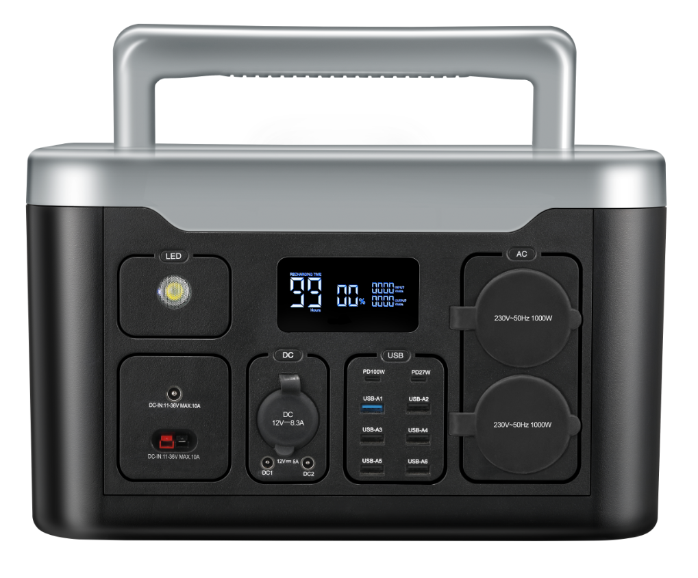 Portable Power Station -1000W EU,portable power station
