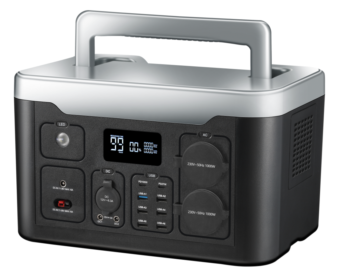 Portable Power Station -1000W EU,portable power station