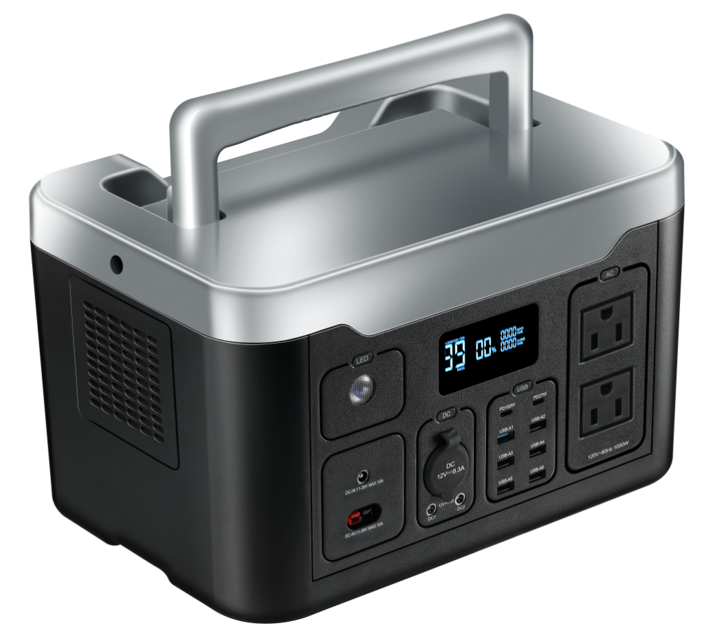 Portable Power Station-1000W US, portable battery