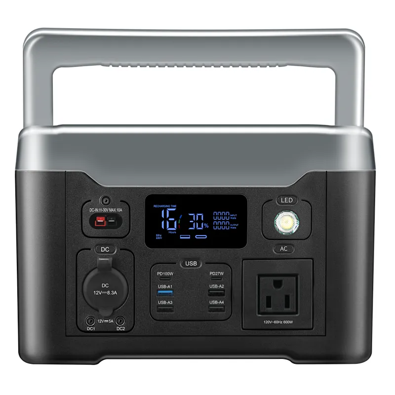 Portable Power Station-600W US，portable solar generator