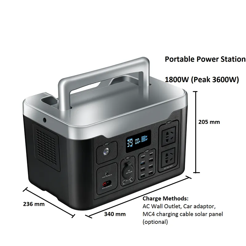 Portable Power Station -1800W AU