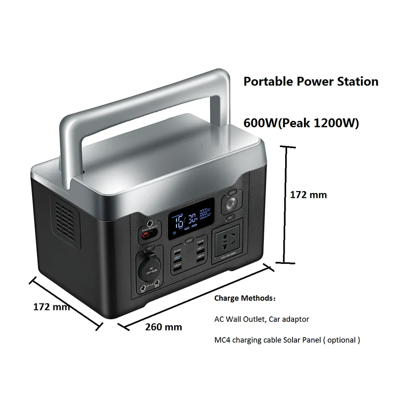 Portable Power Station-600W AU