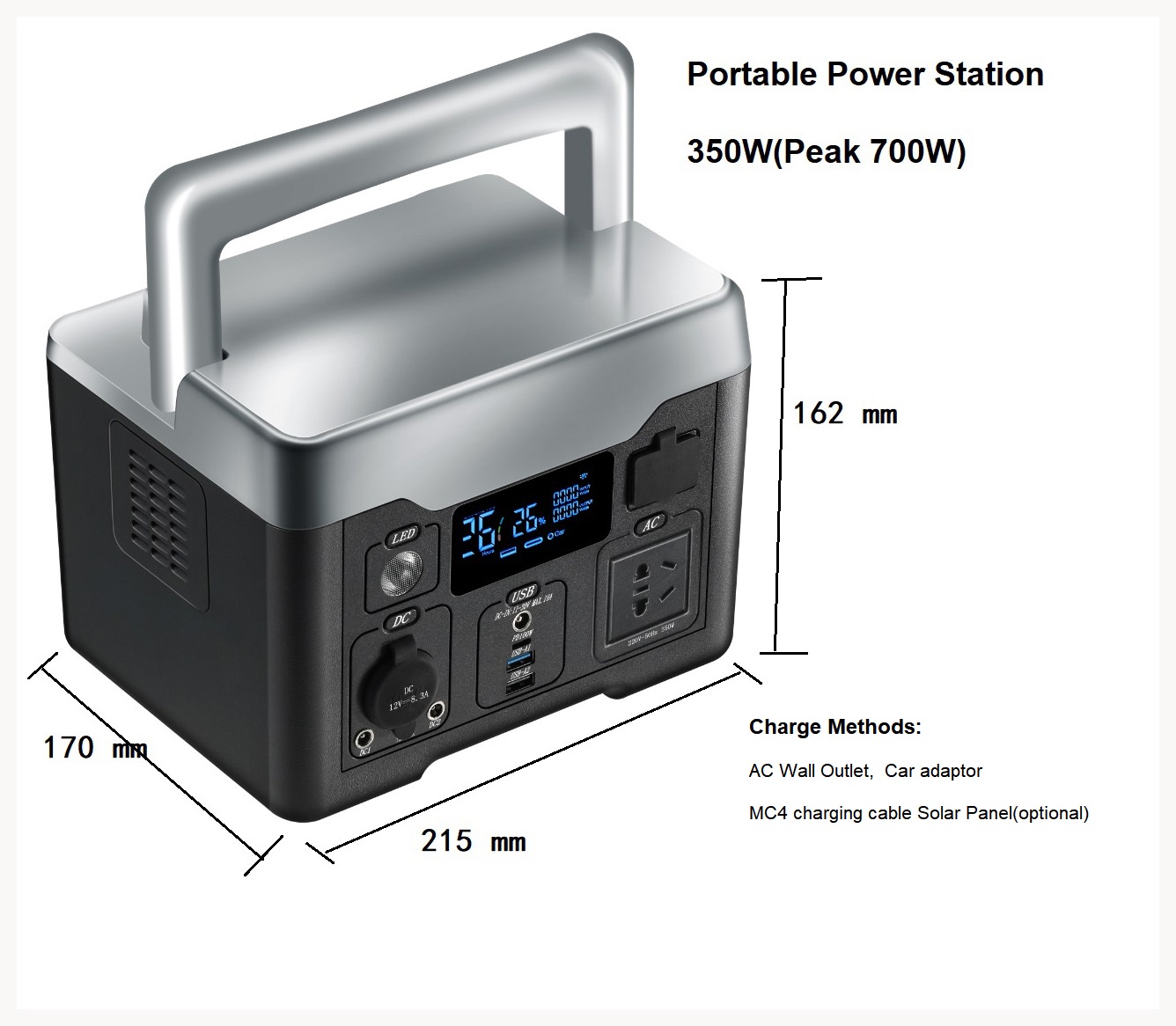 Portable Power Station-350W AU,energy storage battery