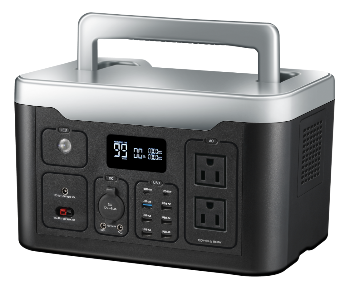 Portable Power Station -1800W US,portable power station