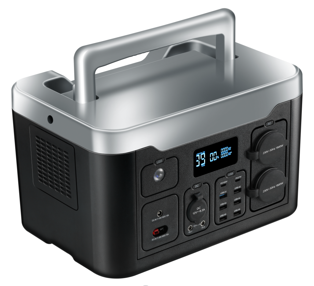 Portable Power Station -1800W EU,portable solar generator