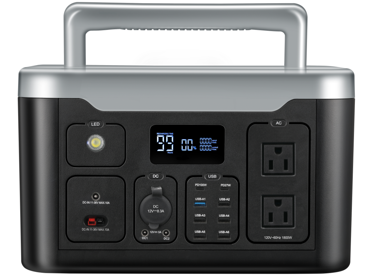 Portable Power Station -1800W US