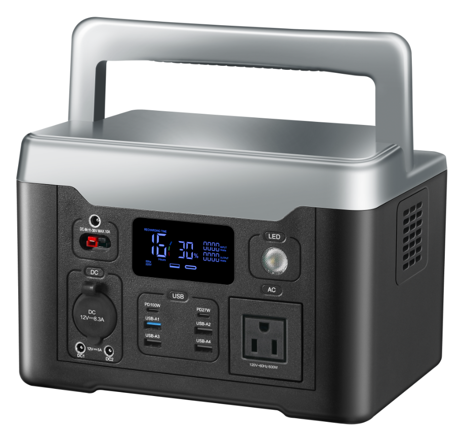Portable Power Station-600W US,energy storage battery