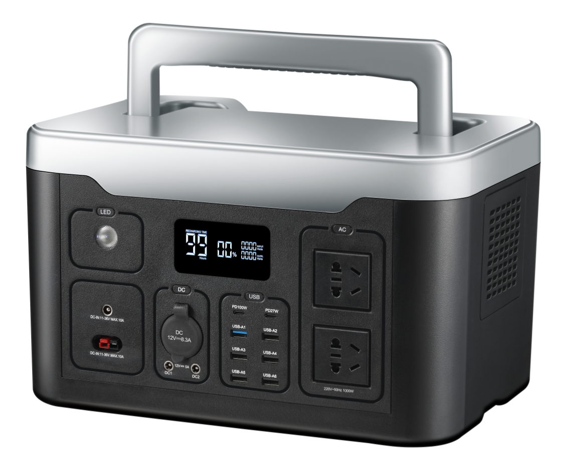 Portable Power Station -1000W AU, portable battery