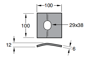 Farm Gate Slam Catch Striker Plate Specification