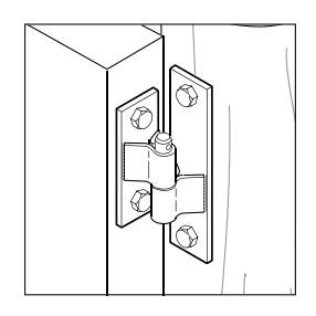 Gate Bolt-On Hinges Application Scenarios