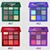 blue eyeshadow palette