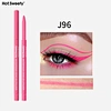 neon eyeliner makeup