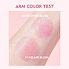 clear blush that changes color