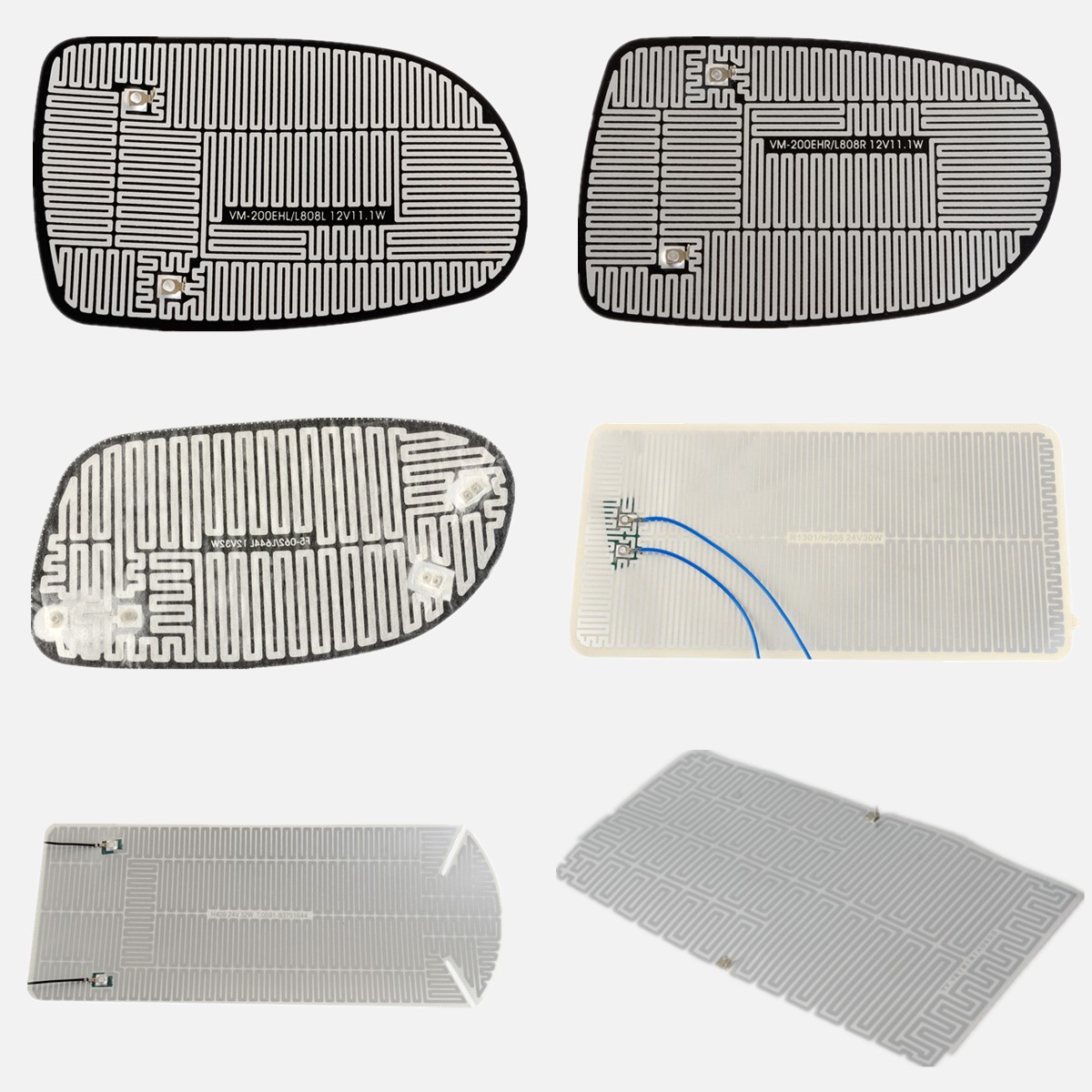 car mirror heater plate