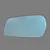 blue rear view mirror