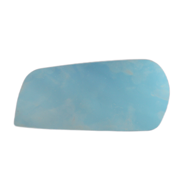 blue rear view mirror