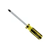 Plastic handle screwdriver