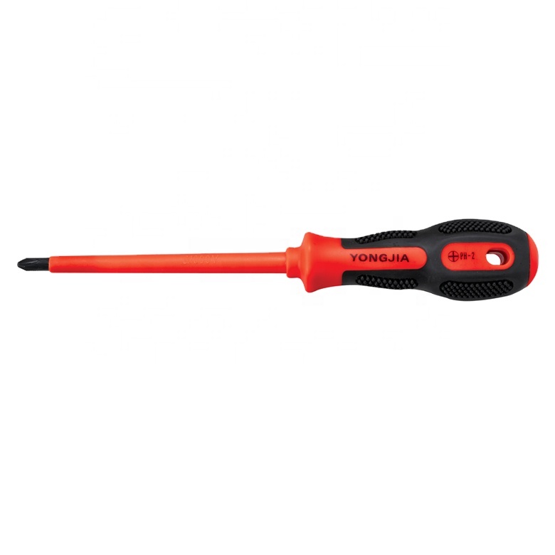 Phillips head Professional Tools  Insulated screw driver comfortable grip Screwdriver model #2208E-PH