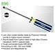 Plastic handle screwdriver