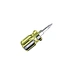 Crystal handle stubby screwdriver