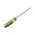 Plastic handle screwdriver