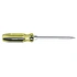 Plastic handle screwdriver