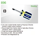Plastic handle screwdriver
