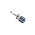 Plastic handle screwdriver
