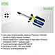stubby Screwdriver plastic Crystal handle