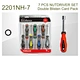 hollow shaft nut socket screwdriver