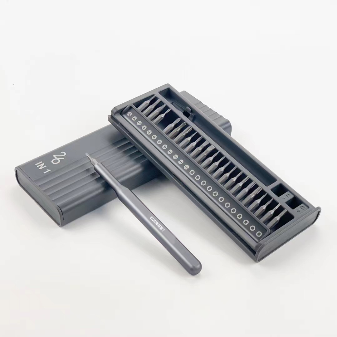 J2008 multi-function Screw driver Set magnetic Press design open flat tip 26 in 1 precision screwdriver set repair tool kit