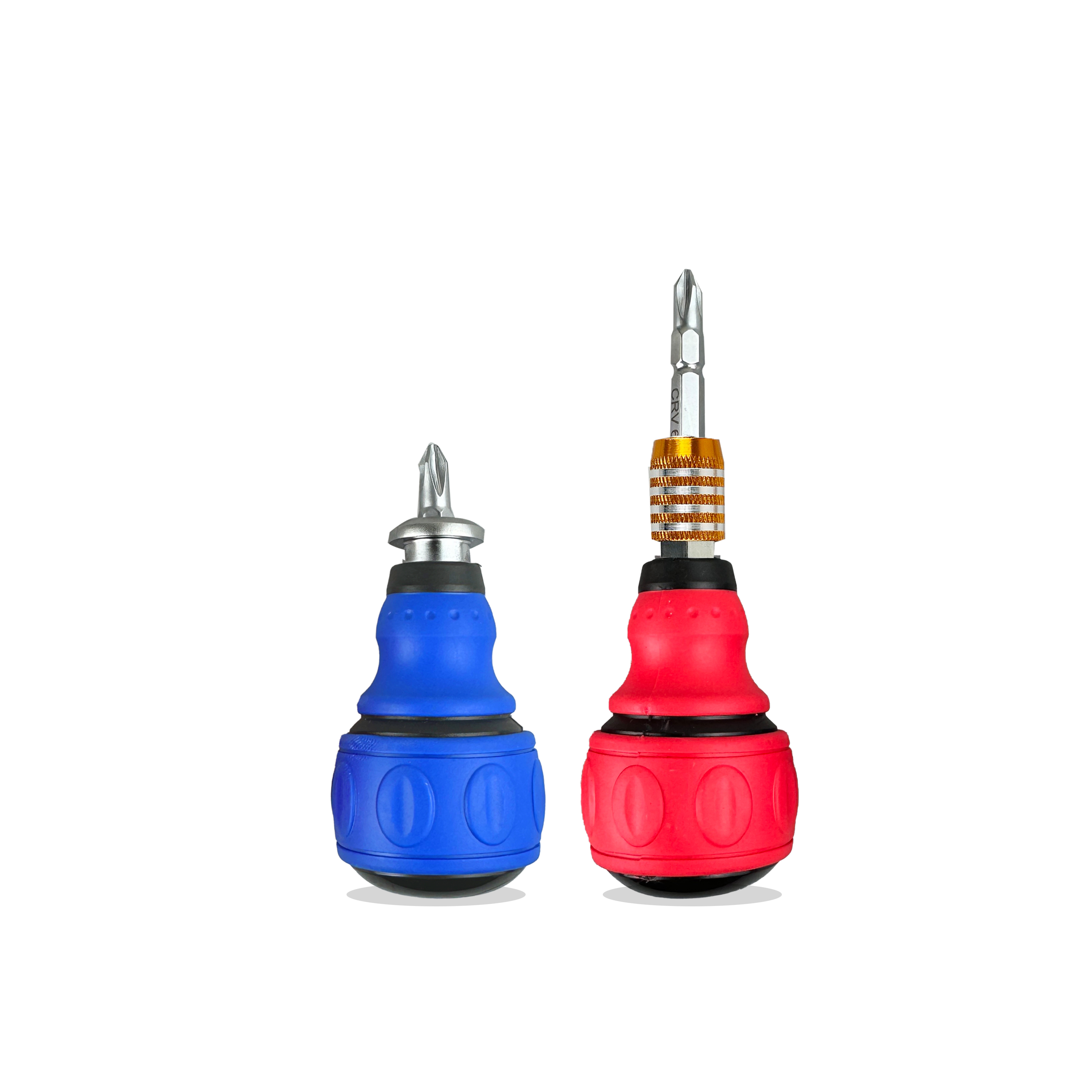 Multi-Bit Dual Head Adjustable Stubby Screwdriver 2 in 1 Quality Factory Magnetic Ball Grip Portable multi-purpose screw driver