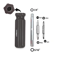 6 in 1 Screwdriver Set Multibit Design
6 in 1 Screwdriver Portable multipurpose screwdriver set High-Strength Bit
Manufacturer high quality 6 in 1 Screwdriver Set Multi bit Design Great Portable multi purpose screwdriver set