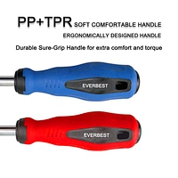 Household Screwdriver
6-in-1 Screwdriver Multi-tool is a versatile multi-bit
Manufacture Interchangeable 6 In 1 Screw driver Set PP TPE comfort and torque Hand tools Multi-function Household Screw driver