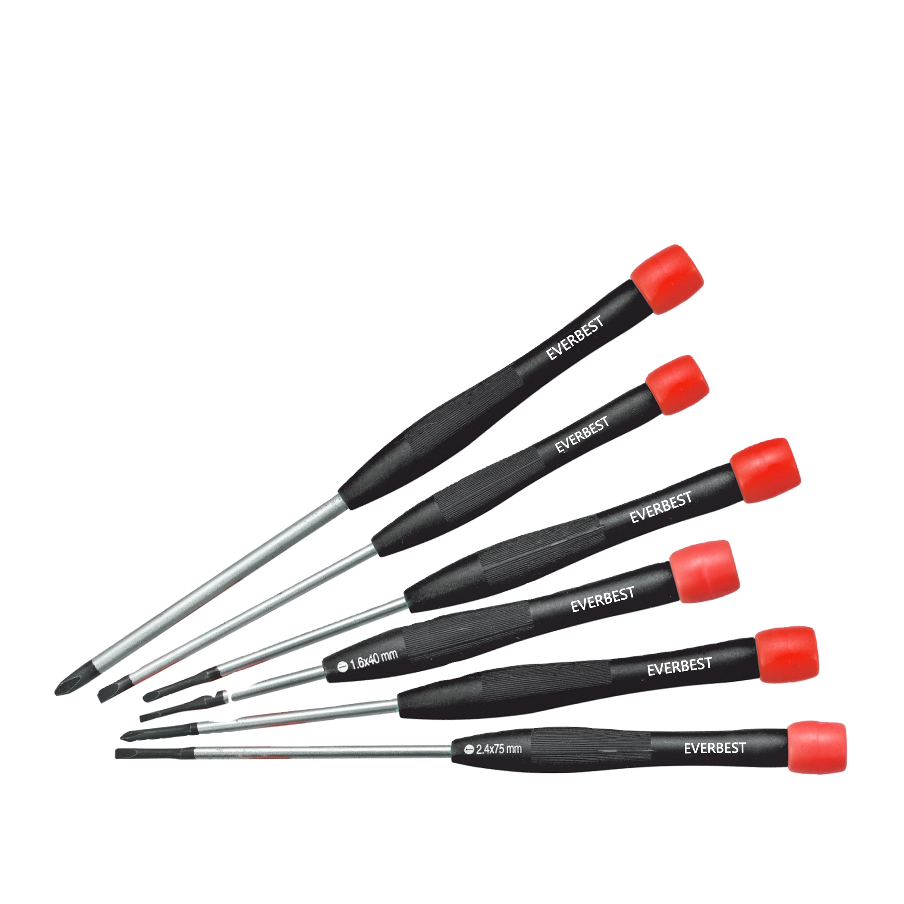 7 Piece Precision Slotted and Phillips Screwdriver Set Smooth-turning Cap Mini Precision Screw Driver Tool Kit