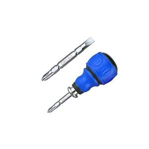 Portable multi-purpose stubby screw driver
Multi-Bit Dual Head Adjustable Stubby Screwdriver 2 in 1
Multi-Bit Dual Head Adjustable Stubby Screwdriver 2 in 1 Quality Factory Magnetic Ball Grip Portable multi-purpose screw driver