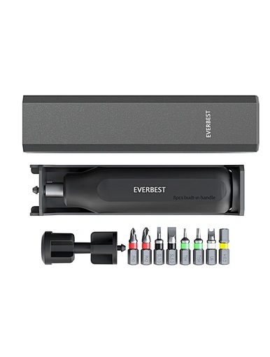 8-in-1 Press type precision screwdriver set
Flat PH0 Press type Muliti-purpose 8-in-1 precision screwdriver set
0136-5  multi-function Screw driver Set magnetic Flat PH0 Press type Muliti-purpose 8-in-1 precision screwdriver set