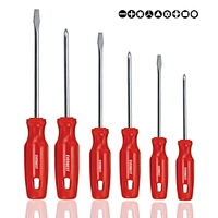 Magnetic Square Screwdriver
PP handle  Magnetic Square Screwdriver
Factory quality power screw PH HEX TORX drivers repair tool Screw driver PP handle torque Magnetic screwdriver tool set