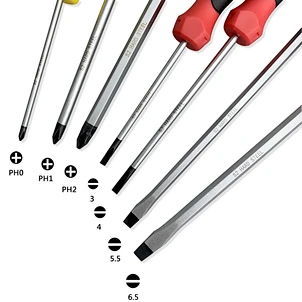 big torque S2 screwdriver set tools
double color soft Handle magnetic Slotted Phillips big torque S2 screwdriver set tools
#0113-7 Professional screwdriver set double color soft Handle magnetic Slotted Phillips big torque S2 screwdriver set tools