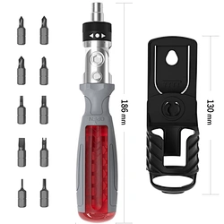 10-in-1 Multi-directional ratchet screwdriver
Tool Kit Multi-directional 10-in-1 ratchet screwdriver
Multi-function Ratchet Screw driver Magnetic tip easy carry Tool Kit Multi-directional 10-in-1 ratchet screwdriver