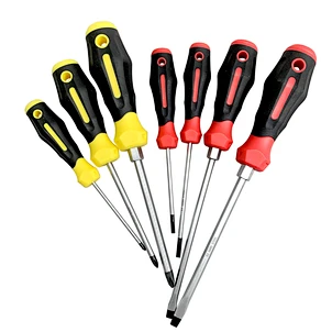 big torque S2 screwdriver set tools
double color soft Handle magnetic Slotted Phillips big torque S2 screwdriver set tools
#0113-7 Professional screwdriver set double color soft Handle magnetic Slotted Phillips big torque S2 screwdriver set tools
