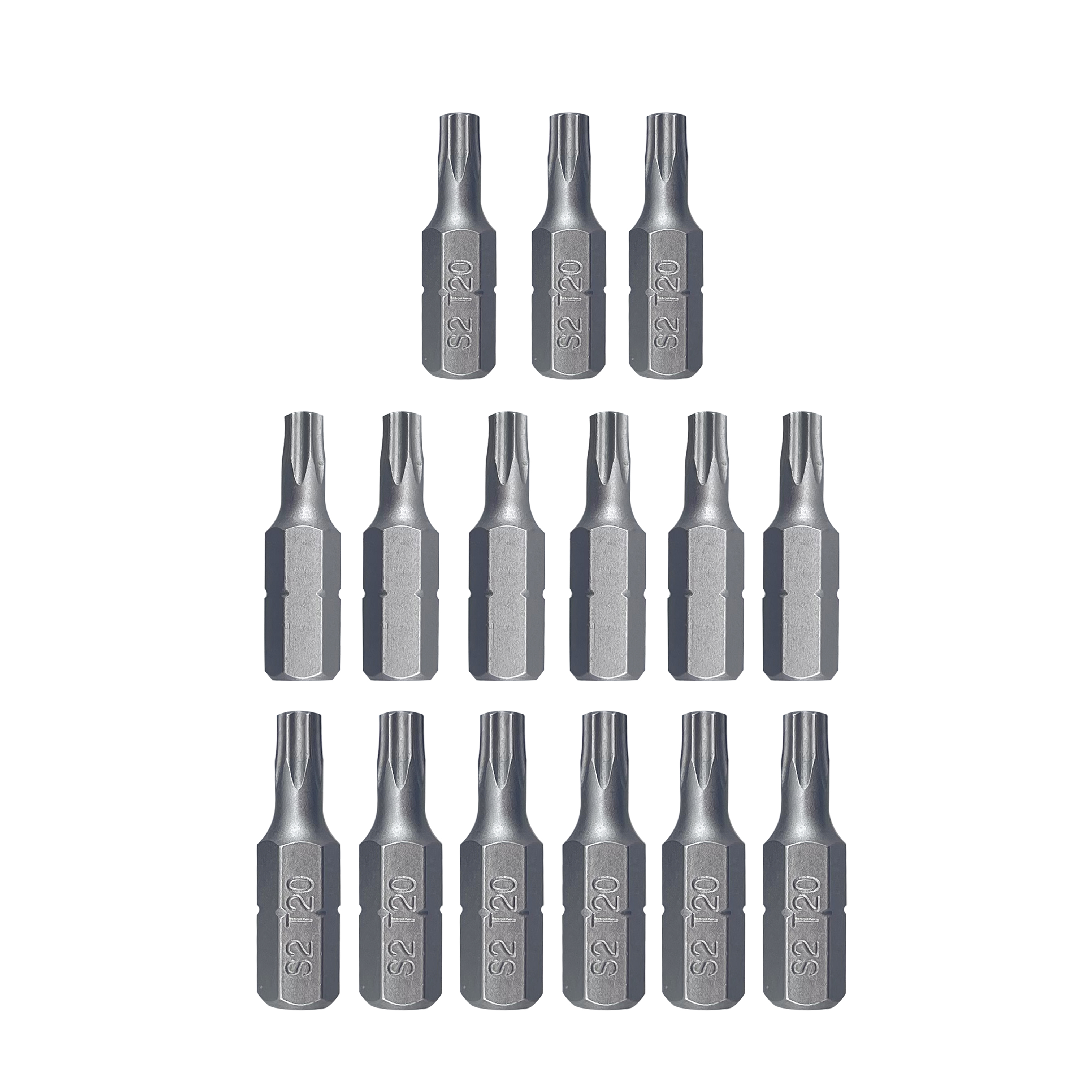 Impact Insert Screw Drill Bit S2 Torx T20 Strong Magnetic Hexagon Shank Screwdriver Bit T20X25
