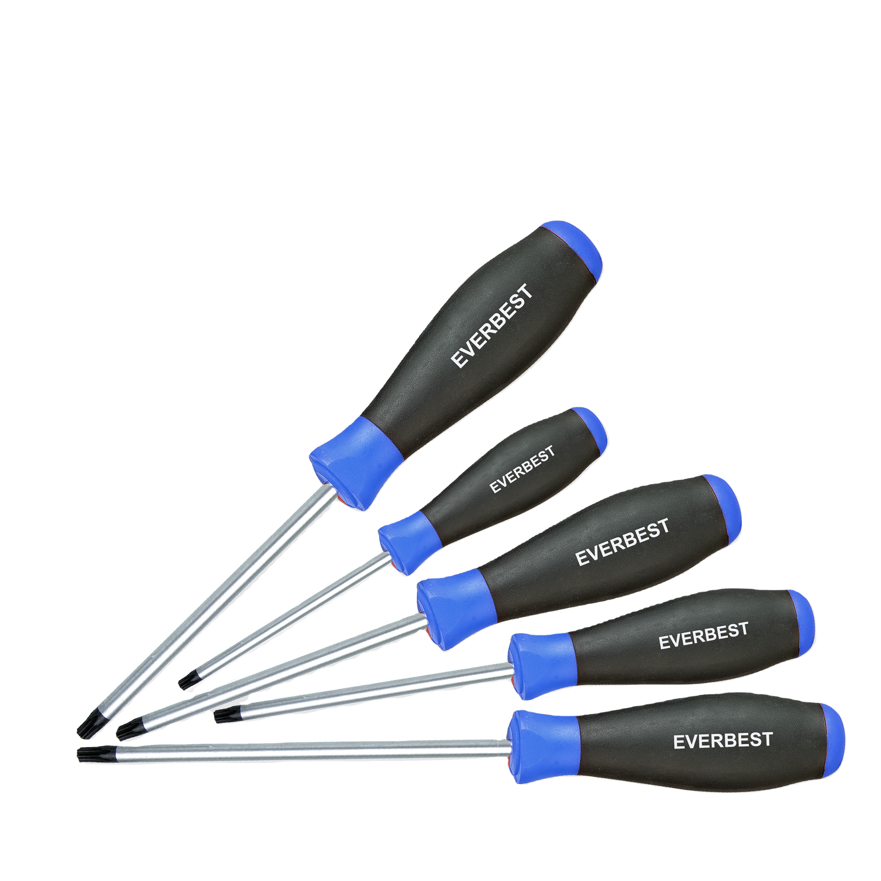 Torx Star Screwdrivers Ergonomic Handle Design  T8 T10 T15 T20 T25 T27 T30 Dual Color Handle Magnetic Tip Torx Screwdriver Set