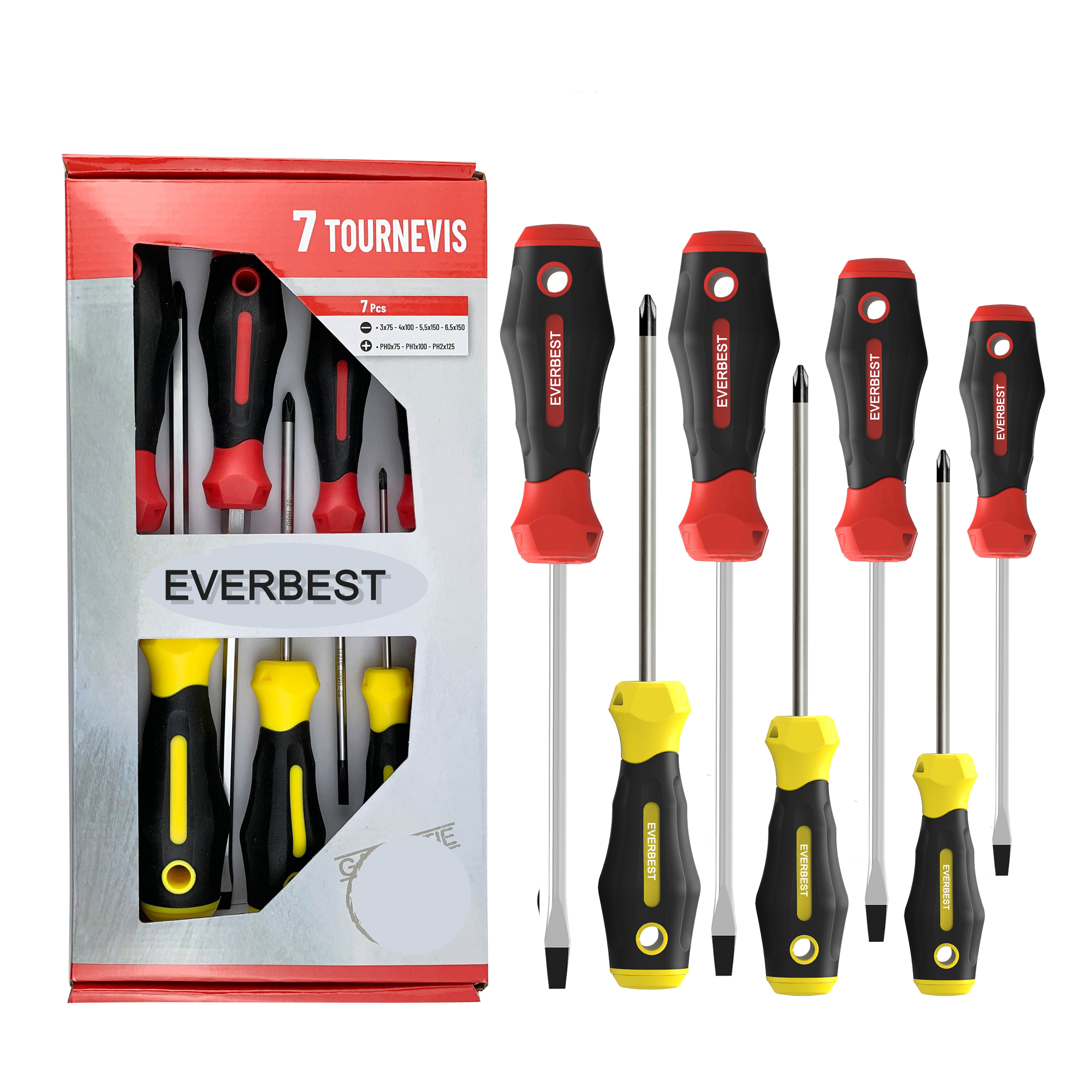 Hot Sell Screw Driver Set Factory Popular Hex Torx  Dual Color Handle Screwdriver Hand Tool Professional Torque Screwdriver