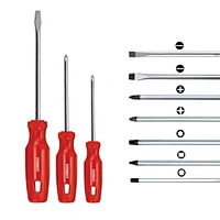 Magnetic Square Screwdriver
PP handle  Magnetic Square Screwdriver
Factory quality power screw PH HEX TORX drivers repair tool Screw driver PP handle torque Magnetic screwdriver tool set