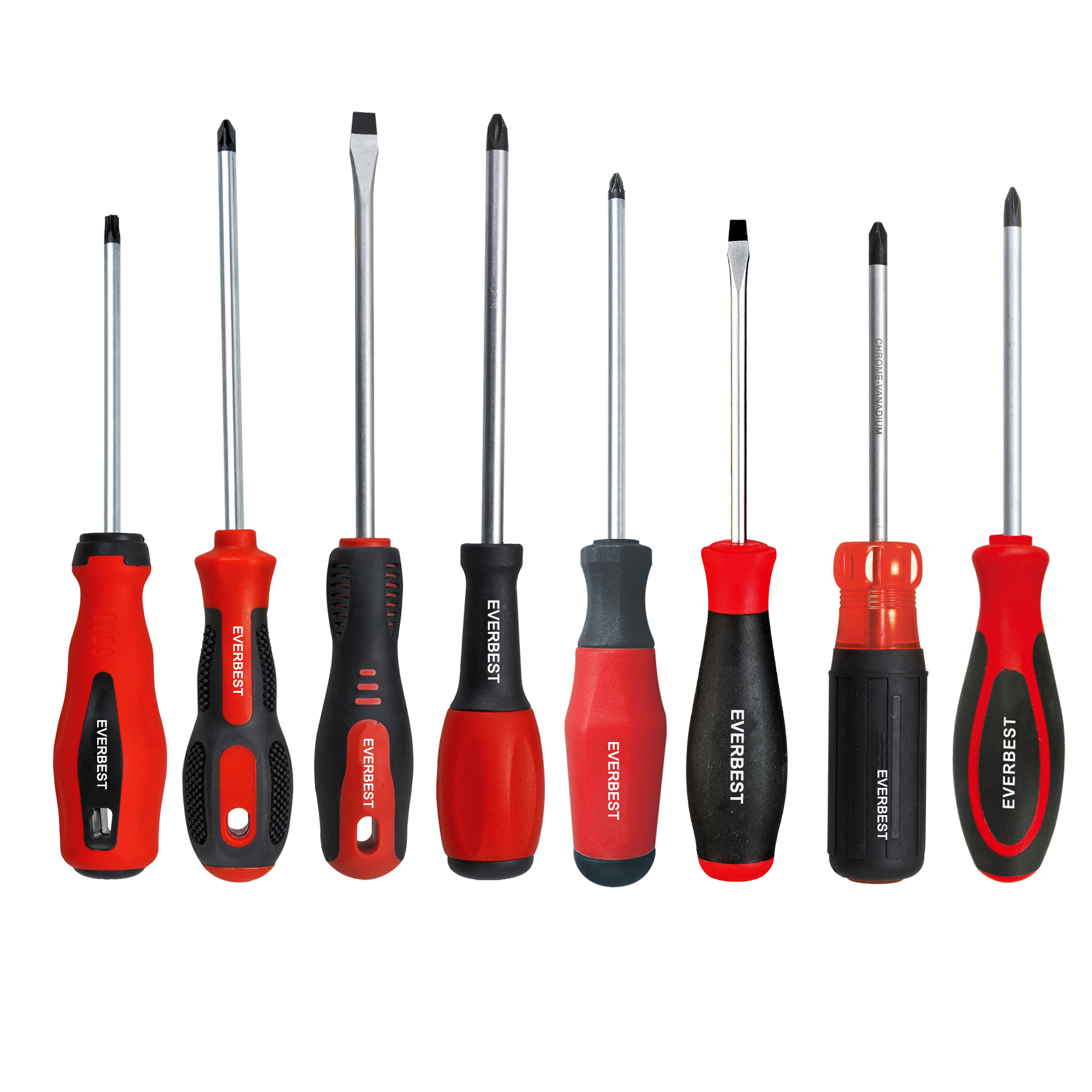 Factory Quality Custom Logo Screw Driver Flat PH Hex Torx Comfortable Hand Repair Tool Torque Professional Screwdriver Set