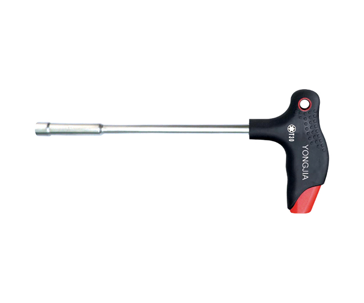 2020 Hot Sale T Shape Handle Hollow Shaft Nut Socket Hex Screwdriver Long bar #2507NH