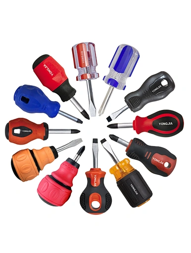 Mini Phillips Flat short stubby screwdriver
soft Cushioned Grip torque Magnetic  Mini Phillips Flat short stubby screwdriver
Flat Slotted PH head Professional  screw driver soft Cushioned Grip torque  Mini Phillips Flat short stubby screwdriver